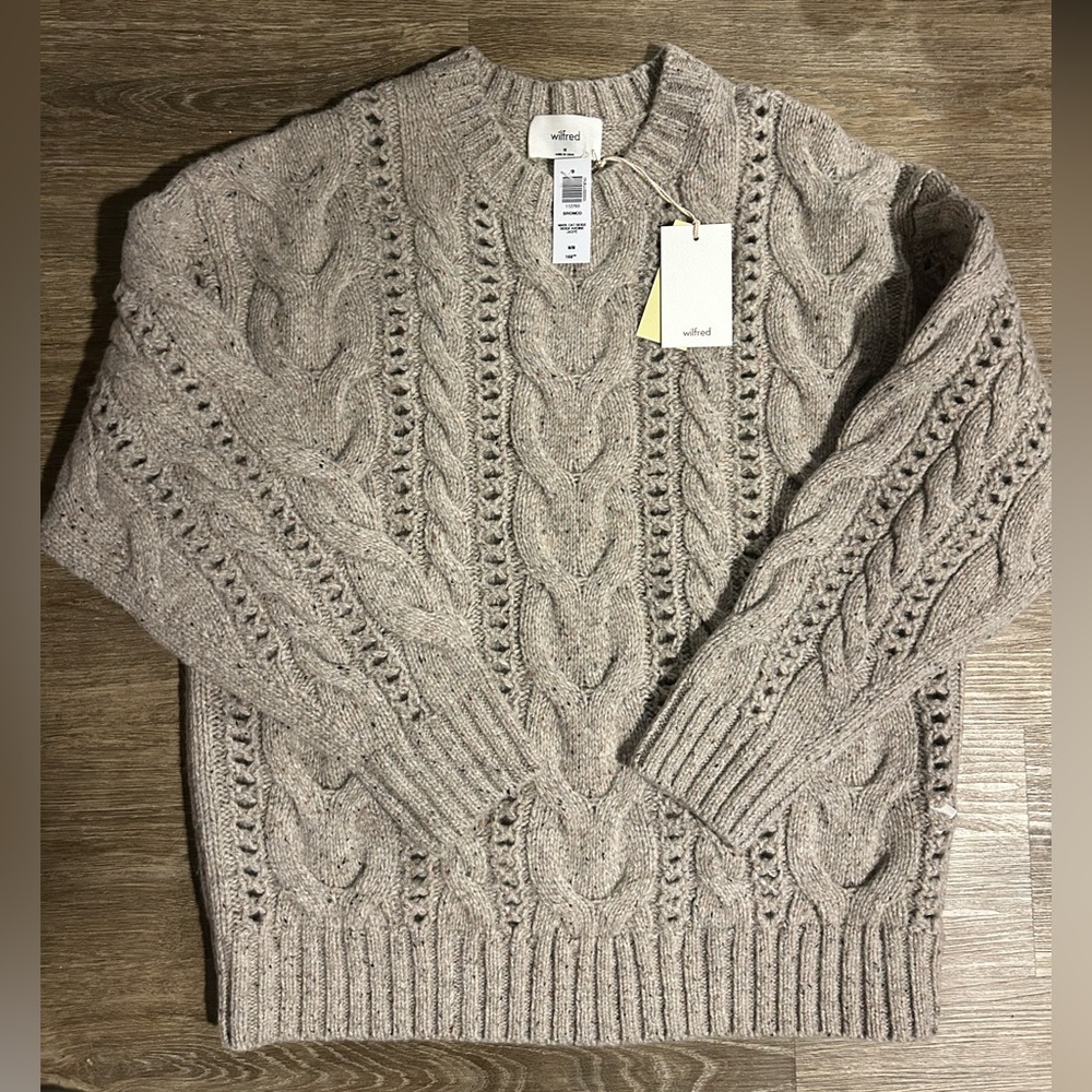 Aritzia Wilfred Bronco sweater NWT size M